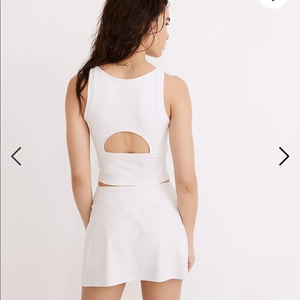 Madewell MWL Flex Cutout-Back Tank* - Picture 3 of 9